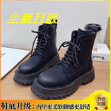 Martin Boots Women Vintage 2025 Autumn/Winter New Thick Short Boots Yinglen Soft-Bottomed Brown Locomotive Boots HZ0115