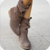 Autumn And Winter New Products 2025 Low And 40-43 Low Heel Velvet Low-Tide Women Boots Boots HZ0115