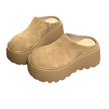 Gentle Fairy Wind Thick Bottom Increase Hairy Slippers 2025 New Soft Base Does Not Tired Birken Shoes HZ0115