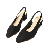 2025 New Denim Back High Heel Shoes Sharp Head Light Single Shoes Fine Heel Head Large Size Sandals Women HZ0115