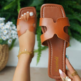 French Can Wear Cold Slippers Women's 2025 Summer New One-×Ö Drag Women's Shoes HZ0115