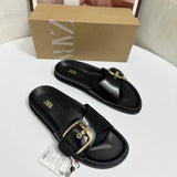 ZA Home 2025 New Women's Shoes Slippers Temperament After The Stumbling Single Shoes HZ0115