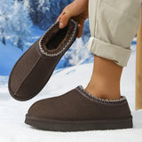 New UG Snow Boots Large-Size Men's National Wind-Thin Snow Boots Couple Cotton Slippers Women's Shoes HZ0115