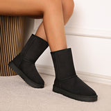 Snow Boots Women 2025 New Winter Women's Shoes Plus Thick Warm Cotton Shoes Women Autumn And Winter Cotton Boots HZ0115