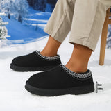 New UG Snow Boots Large-Size Men's National Wind-Thin Snow Boots Couple Cotton Slippers Women's Shoes HZ0115