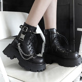 Abi Sweet Cool Wind Small High Fashion Boots Fall 2025 New British Punk Windy Martin Boots HZ0115