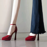 New Nude Sexy Patent Leather Name, High Heels Femininity Femininity Fascal Fascals Waterproof Table With Sandals HZ0115