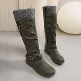 Large Code 2025 Autumn And Winter New Thick Side Zipper High-Heeling Women's Boots HZ0115