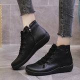 2025 Autumn And Winter Large-Size Flat Bottom Warm Lady Short Boots New Flat Bottom Women Boots HZ0115