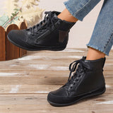 2025 New Autumn And Winter Barefoot Boots Plus Velvet Warm Short Boots Men And Women The Same HZ0115