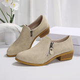 Fashion Single Shoes Women 2025 Work Shoes Thick Heel High Heels High-Heeled High-Heeled High-Heeled Large Women's Shoes HZ0115