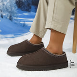New UG Snow Boots Large-Size Men's National Wind-Thin Snow Boots Couple Cotton Slippers Women's Shoes HZ0115