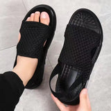 Sandals Men's 2025 Summer Leisure Sports Beach Outside Wearing Summer Breathable Outdoor Personality Cold Slippers Tide Anti-Slip HZ0115