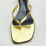 ZA Spring New 2025 French Head High Heel Women's Shoes Black Characters Open After The Toe And Fashion Cool HZ0115