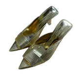 ZA2025 Spring New High Heels Gold Tips After Leaking Classic Fashion Wearing Women's Shoes HZ0115