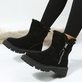 Large-Size Snow Boots Women's 2025 Winter New Velvet Women's Shoes To Keep Warm Boots HZ0115