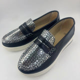 Large Size 2025 Spring New Casual Single Shoe Sports Zipper Women Lazy Low Help Shoes HZ0115