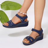 2025 Summer New Retro Women's Sandals Car Line Hole Shoes Large-Size Round Head And Comfortable Sandals Women HZ0115