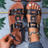 Flat-Soled Sandals Comfortable And Casual Large-Size HZ0115