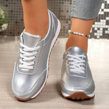 Large-Size 2025 Summer New Solid Cloth Shoes Sports Casual Women's Shoes Light Mouth Flat Bottom Round Head HZ0115