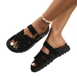 2025 Summer New Large-Size Thick-Bottomed Type Wearing Casual Beach Slippers Women HZ0115