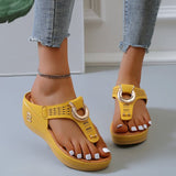 Clip-O-Female Sandals New Slope And BB Cool Slippers Women's Beach Toe Summer Women's Shoes HZ0115