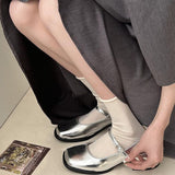 Spring 2025 New Square Heel Mary Jane Shoes British Wind Head Black Leather Shoes Lefu Single Shoes HZ0115