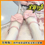Cute Bow Lolita Shoes Lolita JK Small Leather Shoes 2025 New Round Head With Mary Jane Single Shoes HZ0115