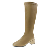 However, The Knee-Length Boots Woman 2025 Autumn And Winter New British Style Fashion Small Man Showing Thin And Tall And Knight Female Boots HZ0115