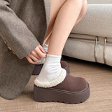 Gentle Fairy Wind Thick Bottom Increase Hairy Slippers 2025 New Soft Base Does Not Tired Birken Shoes HZ0115