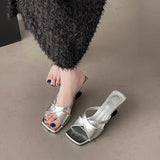 New Chinese Slope And Cool Slippers Women 2025 Summer New Fairy Style Design Sense Hedley Slippers HZ0115