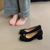 Design Sense Fairy Velvet High-Heeled Women 2025 Summer New French Style Wearing Simple Temperament High Heels HZ0115