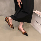 Elegant Gentle Wind Flat-Soled Fairy Shoes 2025 Summer New With Skirt Single Shoes French Small Scented Temperament Tip Shoes HZ0115