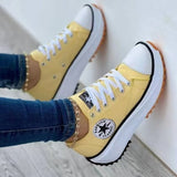 Large-Size Sports Casual Shoes Women's New Summer 2025 Thick-Soled One-Legged Women's Shoes 36-43 Yards HZ0115