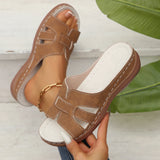 Lightweight Polyurethane Sole Slippers Women's 2025 Summer New Large-Size Women's Cool Drag Slopes And Women's Shoes HZ0115