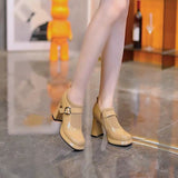 High-Heeled Fashion Boots Women 2025 Autumn And Winter New Flying Deep Mouth Comfortable Side Zipper Temperament Waterproof Table Women Shoes HZ0115