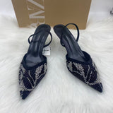 ZA Family 2025 New Women's Shoes Low Heel Temperament High Heels Autumn Bag Head Fashion Showfy Sandals Women HZ0115