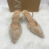 ZA Family 2025 New Women's Shoes Low Heel Temperament High Heels Autumn Bag Head Fashion Showfy Sandals Women HZ0115