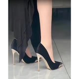 Ocean With Fine Heel Fashion Shoes 2025 Waterproof Top Single Shoes Summer Bag Head Shallow Anti-Slip Shoes HZ0115