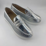 Large Size 2025 Spring New Casual Single Shoe Sports Zipper Women Lazy Low Help Shoes HZ0115