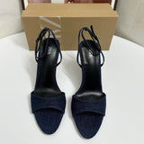 ZA2025 New Women's Shoes Low Heel Temperament High Heels Shallow Stud Single Shoes HZ0115