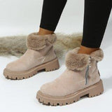 Large-Size Snow Boots Women's 2025 Winter New Velvet Women's Shoes To Keep Warm Boots HZ0115