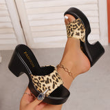 2025 Large-Size Slope And Slippers Women's Color Red Font Thick-Sed Slippers Summer Striped Women's Shoes HZ0115