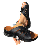 Large-Size Slopes And Slippers Summer New Bow Fish Mouth Cold Slippers Rocking Line Beach Cool Slippers HZ0115