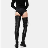 Winter New Zip Side Zip Line With Long Over-Knee Boots 40-43 HZ0115
