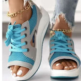 2025 Large Summer New Rocking Women's Sandals Pine Cake Thick Soles With Sandals Beach Shoes 43 Yards HZ0115