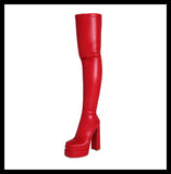 Sexy Boots 2025 Autumn And Winter New Sexy Over Knee Leg Boots High Water Platform High Knee Boots HZ0115