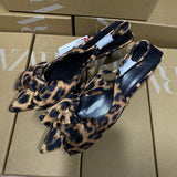 ZAJ2025 Spring New Women's Shoes Black Metal Details Decorate Round Head High Heel Elegant Fashion Sandals HZ0115