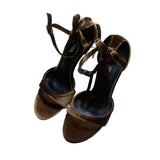 ZA New Niche 2025 Spring New Leather Round Head Retro Sexy Buckle With Cat And Dew Fine Heel Sandals HZ0115