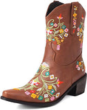 Wish 2025 New Comfort Low And Embroidery 40-43 Women's Low Boot Boot Boots Boots HZ0115